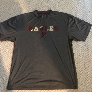 Two Boston College Eagles shirts